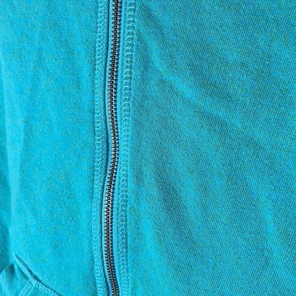 Prana Green and Turquoise Zip Up Hoodie‎ with Pockets Size XS - Picture 5 of 7
